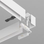 Коннектор угловой накладной Gravity TRX010CL-21W белый
