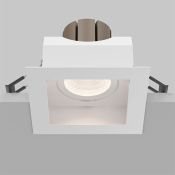 Встраиваемый светильник  12W Белый-MIX DL008-12W2.7-3-4K-W Металл Модерн/Metal Modern 50deg 230V квадратный белый