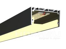 светильник  64W Белый теплый 0410518  75/35 B 3K (64/2500)  220V IP44 линейный универсальный черный