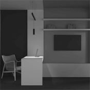 Трековый светильник подвесной 12W Белый-MIX TR041-4-12W3K-M-DS-B Dim Smart Фокус/Focus Led Exility черный