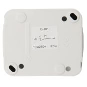 Выключатель одноклавишный Mini OG KR-78-0601 белый IP54 KRANZ