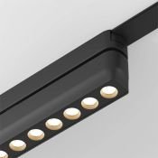 Трековый светильник  12W Белый теплый AIR GRILL DK5308-BK IP20 на магнитный шинопровод черный