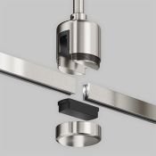 Крепление потолочное Короткое / Short 138мм с прямым коннектором питания Flarity TRA156C-IPCL1-PT платина