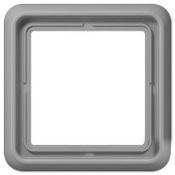 Рамка 1 пост JUNG CD581GR серая 81х81мм Рамка 1 пост JUNG CD581GR серая 81х81мм