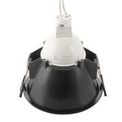 Встраиваемый светильник без лампы DENKIRS KAPUR DK3026-BG GU10/GU5.3 черный/золотой круглый