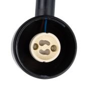 светильник Uniel без лампы UL-00011269 UUL-S21С-7W-GU10 IP65 BLACK цилиндр накладной черный
