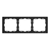 Рамка пластик 3 поста Arlight FRM-NOBE-SFPL-3-BK черная