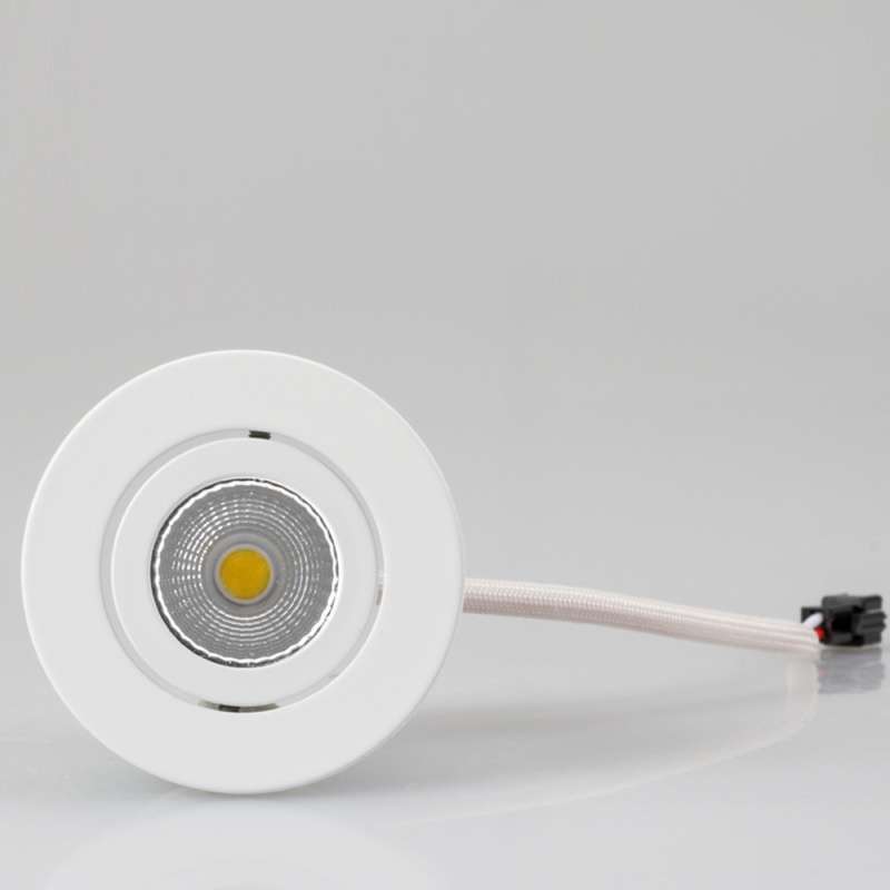 Круглый светильник   5W Белый дневной 020755  LTM-R50WH 25deg 220V IP20 встраиваемый белый