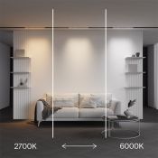 Трековый светильник 12W Белый теплый - белый TR241-4-12WTW-DSZ-B Точки / Points Exility X 2700-6000K Dim Smart Zigbee чёрный