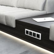 Рамка стеклянная 4 поста WERKEL Senso W0043101 белый