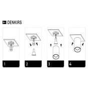 Накладной светильник DENKIRS без лампы SORO DK3040-WH GU5.3 цилиндр белый