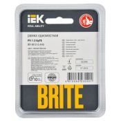 Рамка стеклянная 1 пост IEK BRITE BR-M12-G-K45 РУ-1-2-БрТБ бронза