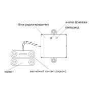Извещатель охранный магнитоконтактный DS-1