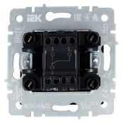 Выключатель встраиваемый одноклавишный проходной IEK BRITE BR-V12-0-10-K45 ВС10-1-6-БрТБ бронза