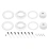 Держатель для гибкого неона MOONLIGHT-D40-CEILING-IN-F-DL White 048996