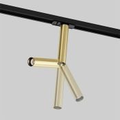 Трековый светильник  6W Белый теплый Фокус Двойной/Focus Unity 36deg TR142-1-6W3K-B на шинопровод черный