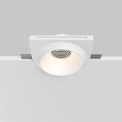 Встраиваемый светильник без лампы Maytoni Модерн/Gyps Modern DL124-GU10-01-TRS-W GU10 гипс белый круглый