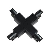 Соединитель для шинопровода X-образный 09748 UBX-A41 BLACK 1 POLYBAG