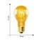 лампа ретро накаливания Vintage форма шар 60W UL-00000476  IL-V-A60-60/GOLDEN/E27 SW01 диммируемая лампа ретро накаливания Vintage форма шар 60W UL-00000476  IL-V-A60-60/GOLDEN/E27 SW01 диммируемая