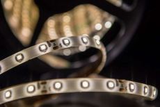 Светодиодная лента Белый теплый 3528 12V  4.8W/m 60Led/метр герм (силикон) 00-00009251 SWG360-12-4.8-WW-65-M