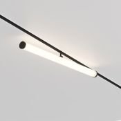 Трековый светильник 25W Белый теплый Ларк/LARC Exility 360deg TR086-2-25W3K-B на магнитный шинопровод черный