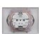 Штепсельная розетка встраиваемая двойная IEK SKANDY 16А SK-R21-16-K03-F SK-R08Gr без з/к без шторк в сборе серый
