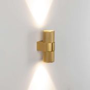 светильник 13W Белый дневной 033264 SP-SPICY-WALL-TWIN-S180x72-2x6W 220V IP20 цилиндр накладной золотой