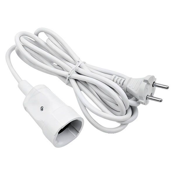 удлинитель Uniel UL-00013682 YX10-101 /UCK-1N/2x1,00/1,5M WHITE 1.5м