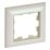 Рамка пластик 1 пост IEK BRITE BR-M12-12-1-K10 РУ-1-Бр бежевый/жемчуг