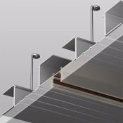 Шинопровод однофазный SHINE HIDE TR5702-DN 2.0м встраиваемый темный никель