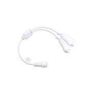 Провод-разветвитель для гирлянд UL-00013232 UCX-F90 S2-0.4M-WH белый 2 выхода, статика-мерцание 0.4м IP67