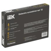 Набор отверток диэлектрических Т2 9шт ARMA2L 5 A2L5-NS30-T2-09 IEK