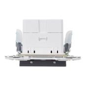 Розетка встраиваемая USB IEK SKANDY A+C 3,1А SK-U22-D31-K48 SK-R14T титан