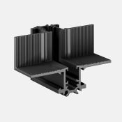 Коннектор угловой внутренний под шпаклевку встраиваемый Levity TRA184ICL-13B чёрный
