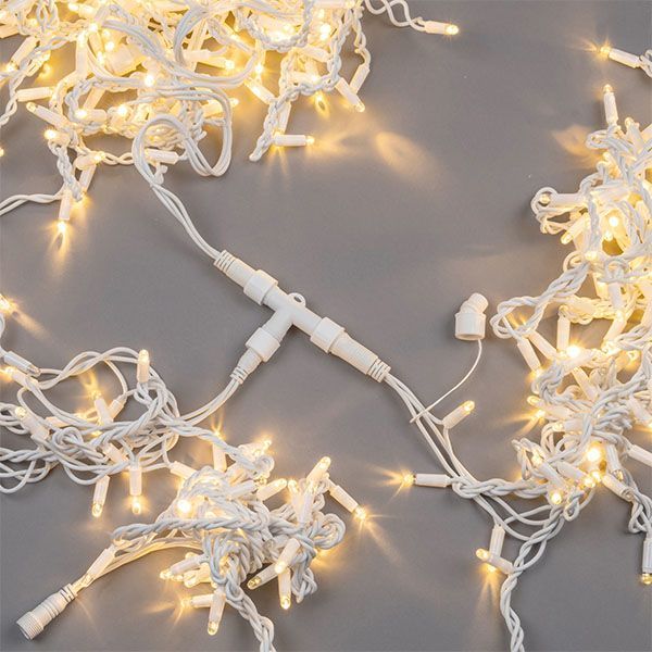 Соединитель для гирлянд Т-образный UL-00013229 UTC-F90 Y3 WHITE белый 1 вход-2 выхода IP67