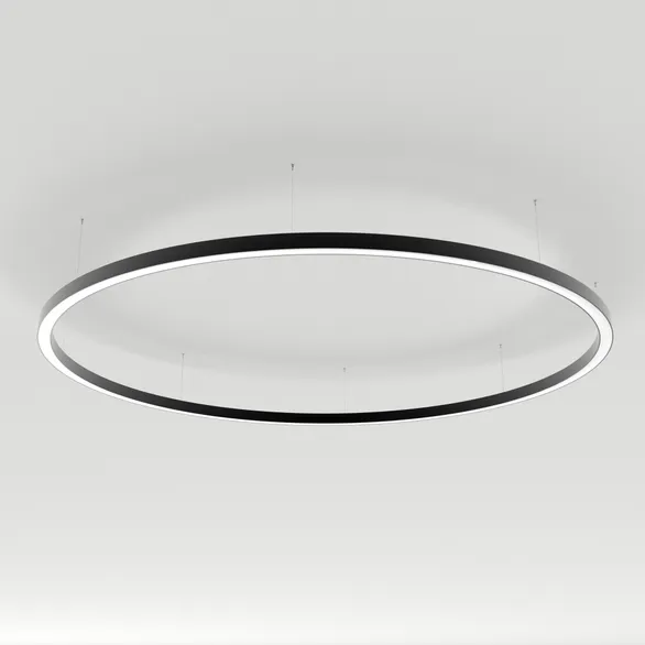 светильник  124W Белый теплый 034009(1) SP-LINE-HANG-ARC-O3535-D1500 230V IP20 фигурный черный