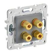 Розетка встраиваемая аудио IEK SKANDY SK-S40-K03 SK-A01Gr серый Розетка встраиваемая аудио IEK SKANDY SK-S40-K03 SK-A01Gr серый