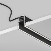 Шинопровод TRX034LS-222B Exility 2.0м черный магнитный встраиваемый с каналом под светодиодную ленту под ГКЛ
