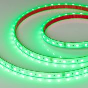 Светодиодная лента RGB 5060 24V 14.4W/m  60Led/метр герм (силиконовая трубка) 021400(2) RTW-PS-B60  LUX IP67