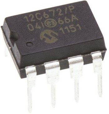микросхема PIC12C672/JW