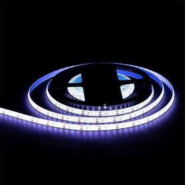 Светодиодная лента  Белый 2835 12V  9.6W/m 120Led/метр герм (силикон) LSE-261 Эконом 6500K IP65