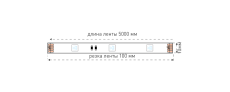 Светодиодная лента RGB 5060 12V  7.2W/m 30Led/метр 00-00009258 SWG530-12-7.2-RGB-M