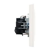 Штепсельная розетка встраиваемая IEK BRITE 16А BR-R14-16-K36-F РСР14-1-0-БрЖ с з/к и шторками в сборе жемчуг