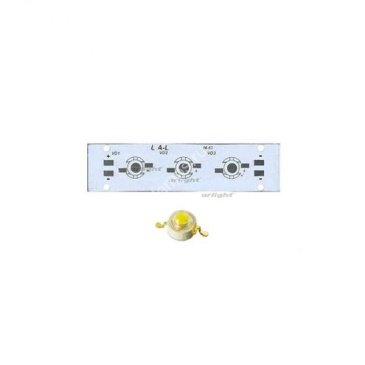 алюминиевая плата  3Led линейная 25*100мм mono