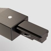 Коннектор поворотный шарнирный для однофазного шинопровода Unity TRA001CS-11B черный