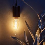 лампа ретро накаливания Vintage форма свеча на ветру 60W UL-00000483 IL-V-CW35-60/GOLDEN/E14 ZW01 диммируемая