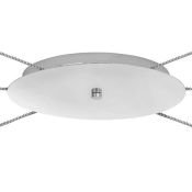 Подвесной светильник без лампы Lightstar 757069 CONE 6х40W GU10 конус хром