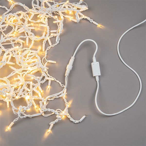 Провод питания для гирлянд UL-00013214 UCX-F90 P-1.5M-WH белый 1.5м статика-мерцание IP67