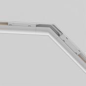 Угол-соединитель 135° встраиваемый Gravity TRA010CLO-42W белый
