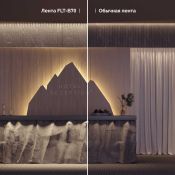 Светодиодная лента Белый 5060 24V 15.5W/m 70Led/метр 043809 FLT-B70-8mm 6000K